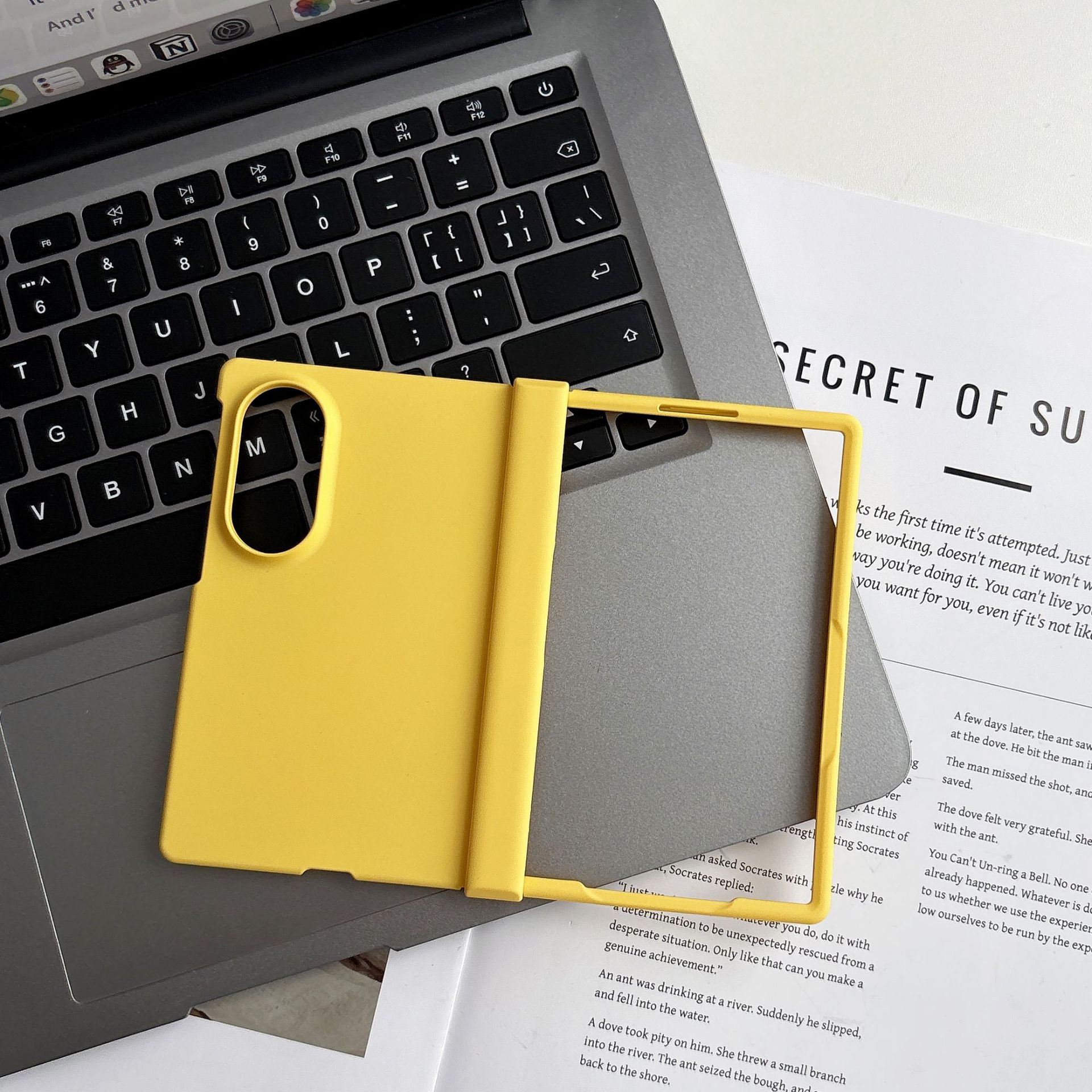 Compatible with Samsung Z Fold 8/7 phone case hinge 6/5 three-piece set solid color 4/3 folding screen drop protection case
