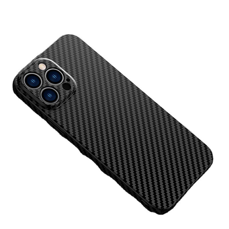 Compatible with Apple 17/16 Pro Max phone cases, 15 Plus carbon fiber texture, 13/14 color-blocking ultra-thin protective cases