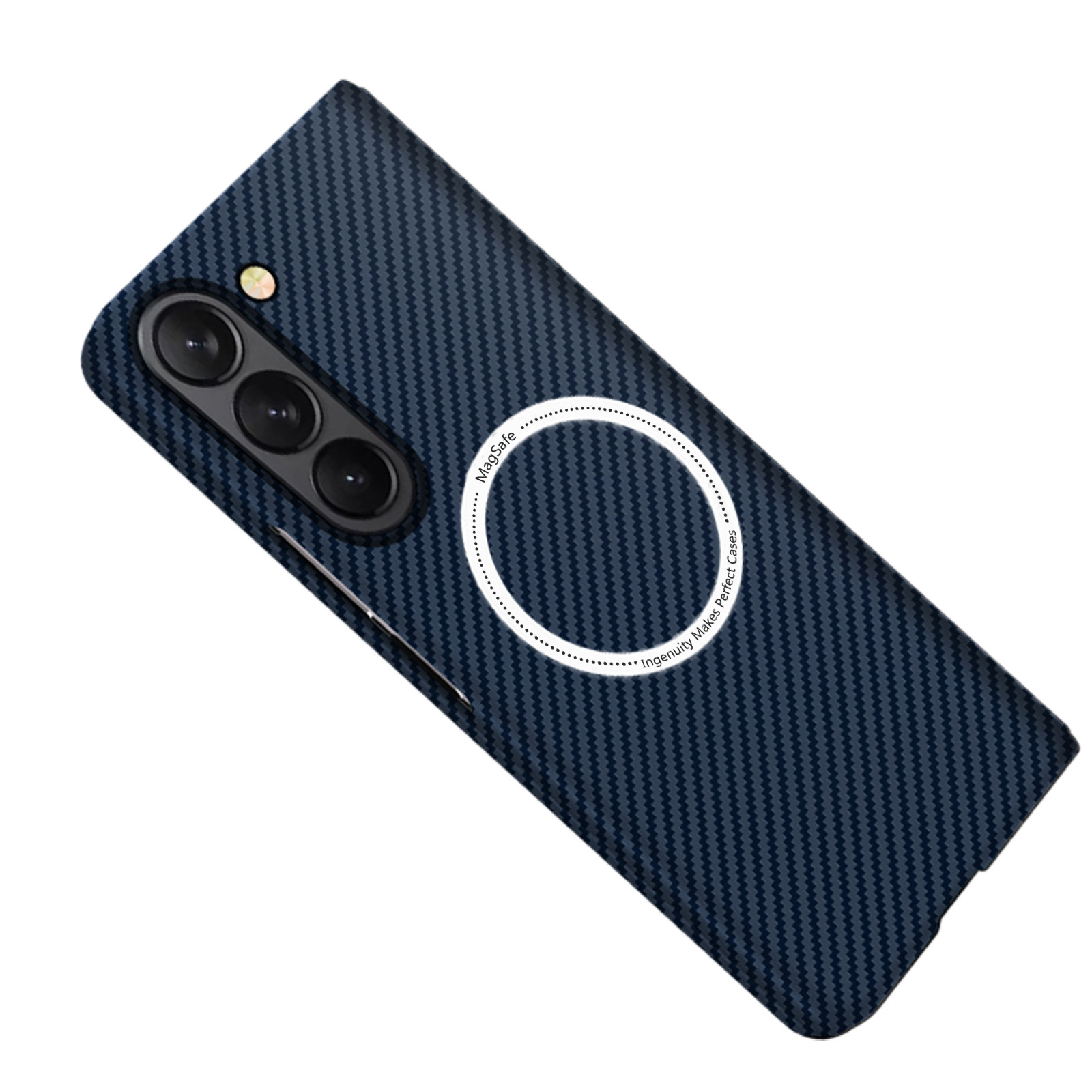 Compatible with Samsung Z Fold 8/7 phone case 6/5 magnetic wireless charging W25 carbon fiber texture 4/3 ultra-thin protective case