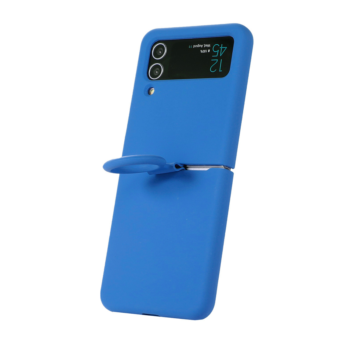 Compatible with Samsung Z Flip4/3 and Flip7/6/5 phones, liquid silicone soft case, foldable screen shockproof protective case
