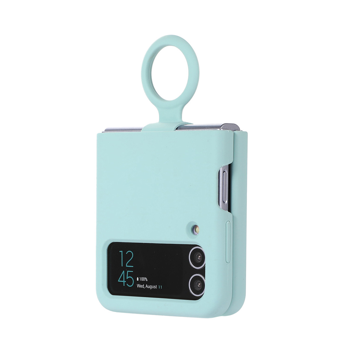 Compatible with Samsung Z Flip4/3 and Flip7/6/5 phones, liquid silicone soft case, foldable screen shockproof protective case