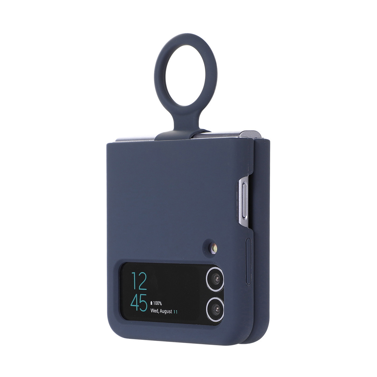Compatible with Samsung Z Flip4/3 and Flip7/6/5 phones, liquid silicone soft case, foldable screen shockproof protective case