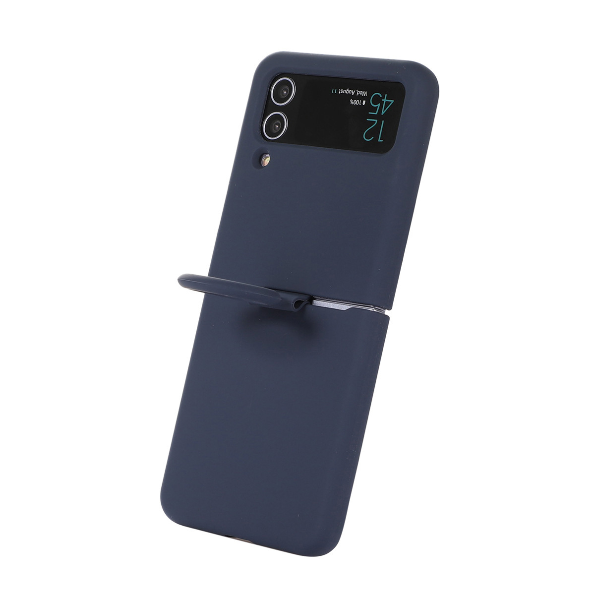 Compatible with Samsung Z Flip4/3 and Flip7/6/5 phones, liquid silicone soft case, foldable screen shockproof protective case