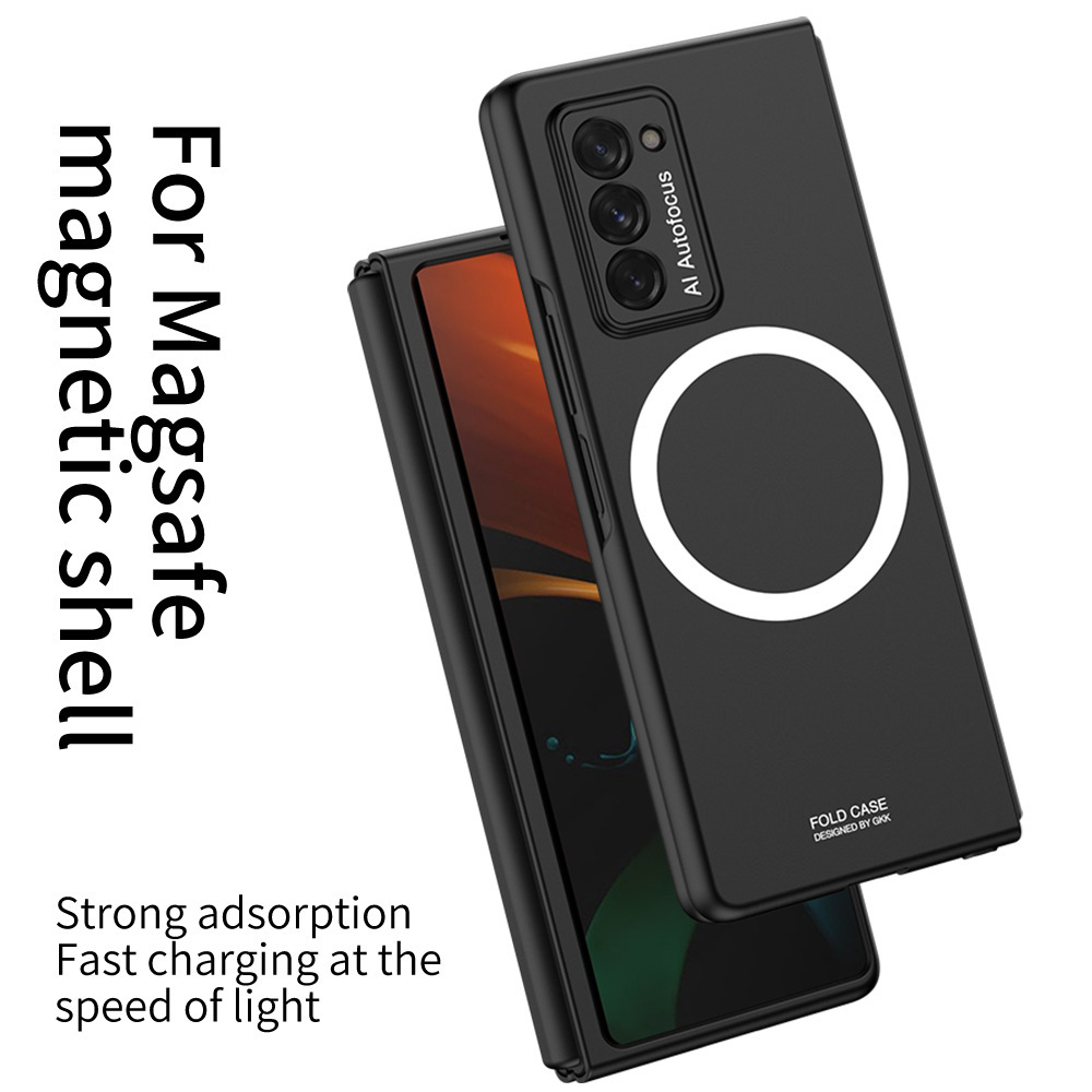 Compatible with Samsung ZFold2 phone case, magnetic Magsafe wireless charging, Fold4 anti-drop ultra-thin skin-friendly protective case