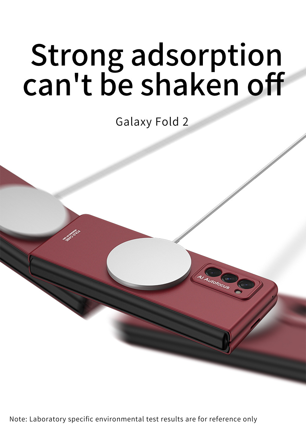 Compatible with Samsung ZFold2 phone case, magnetic Magsafe wireless charging, Fold4 anti-drop ultra-thin skin-friendly protective case