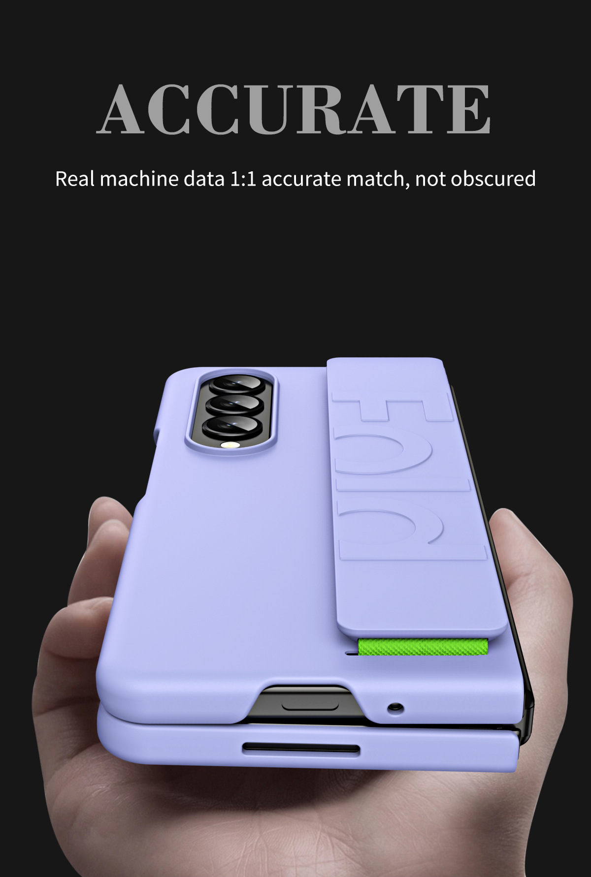 Compatible with Samsung Z Fold8/7/6 phone case W25 elastic wrist strap 5/4/3/2 folding screen drop protection case