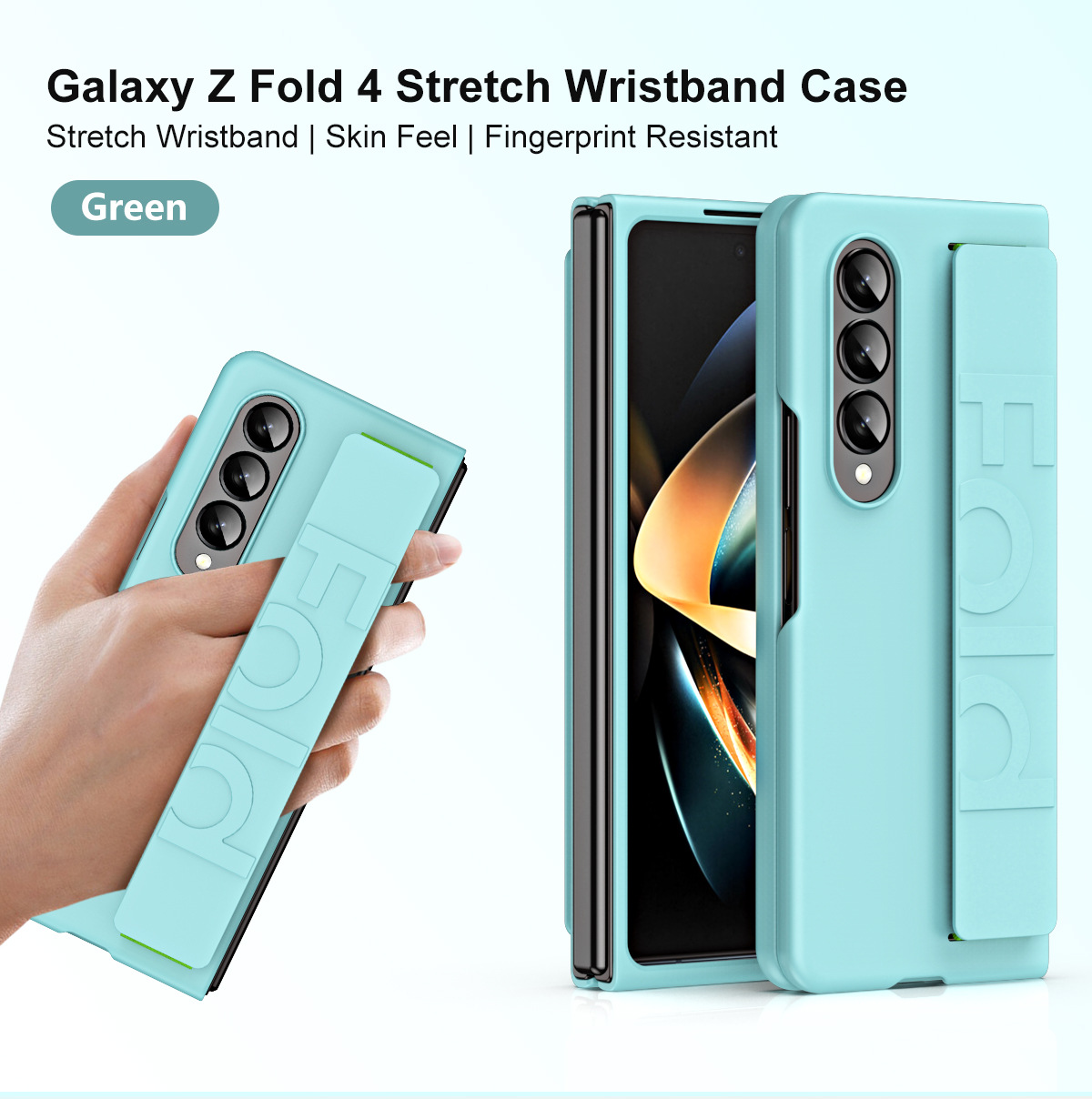 Compatible with Samsung Z Fold8/7/6 phone case W25 elastic wrist strap 5/4/3/2 folding screen drop protection case