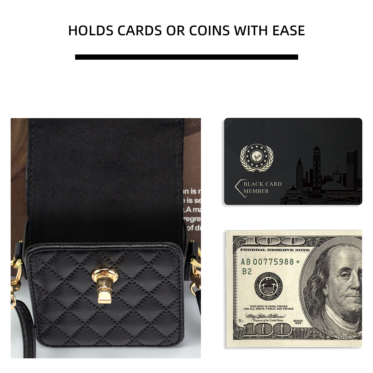 Compatible with Samsung Flip7/6/5 mini bag, Huawei Pura X crossbody strap, small folding design.