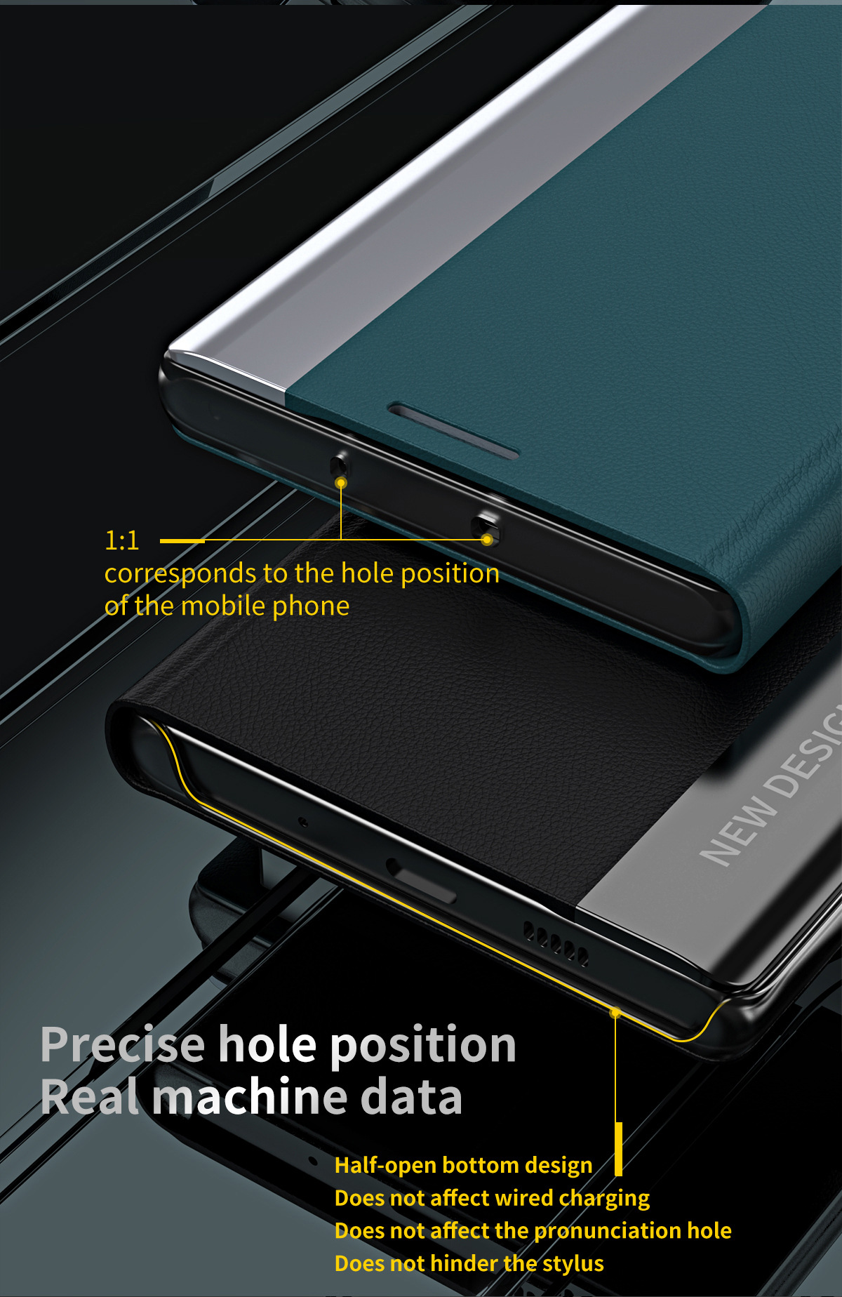 Compatible with Samsung S26 Ultra phone case, A57 flip phone stand, S25/S24 Plus full coverage, S23U leather case, A56
