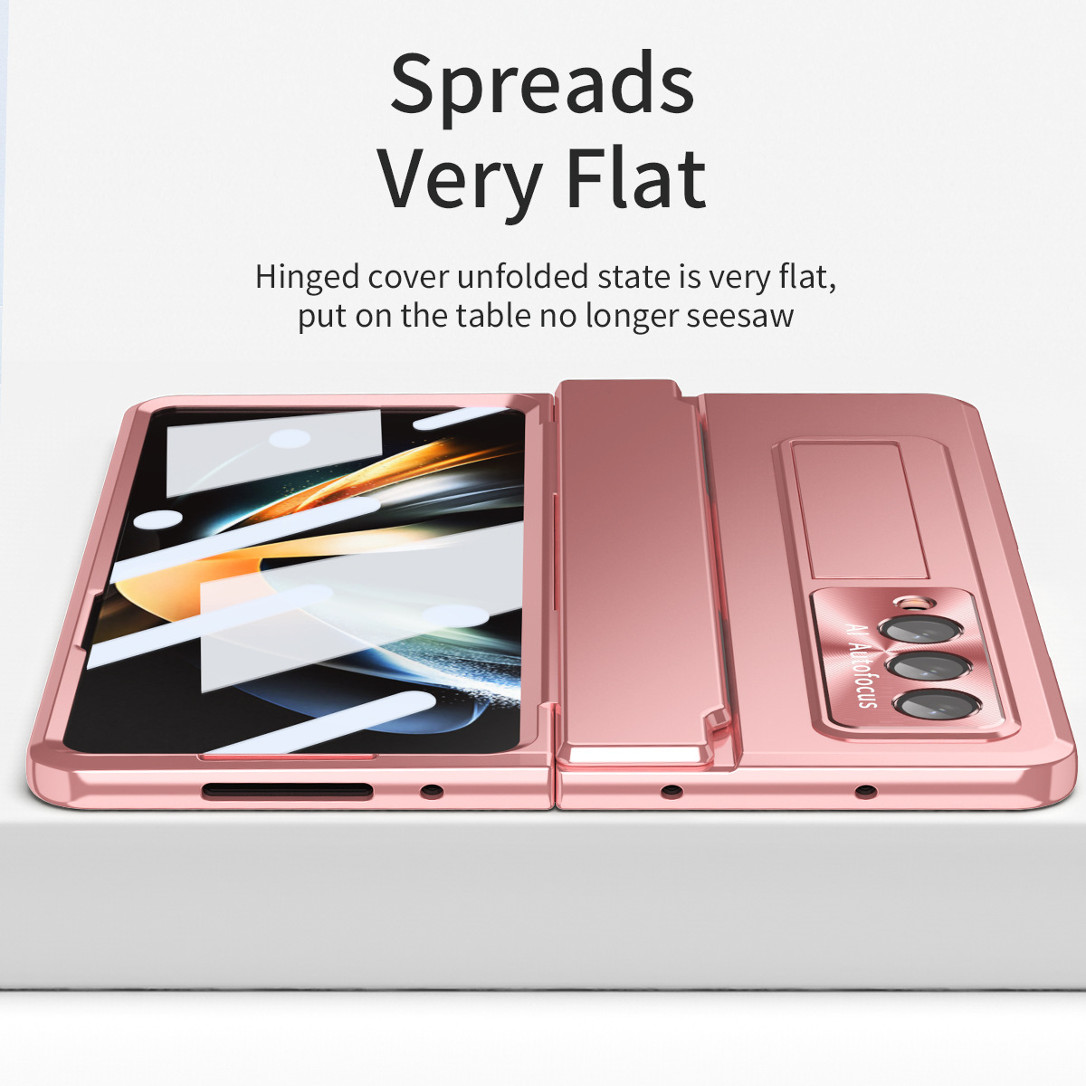 Compatible with Samsung Z Fold8U/7 phone case, 6/5/4 cm pen slot, pen holder, hinge, full-coverage shockproof case.