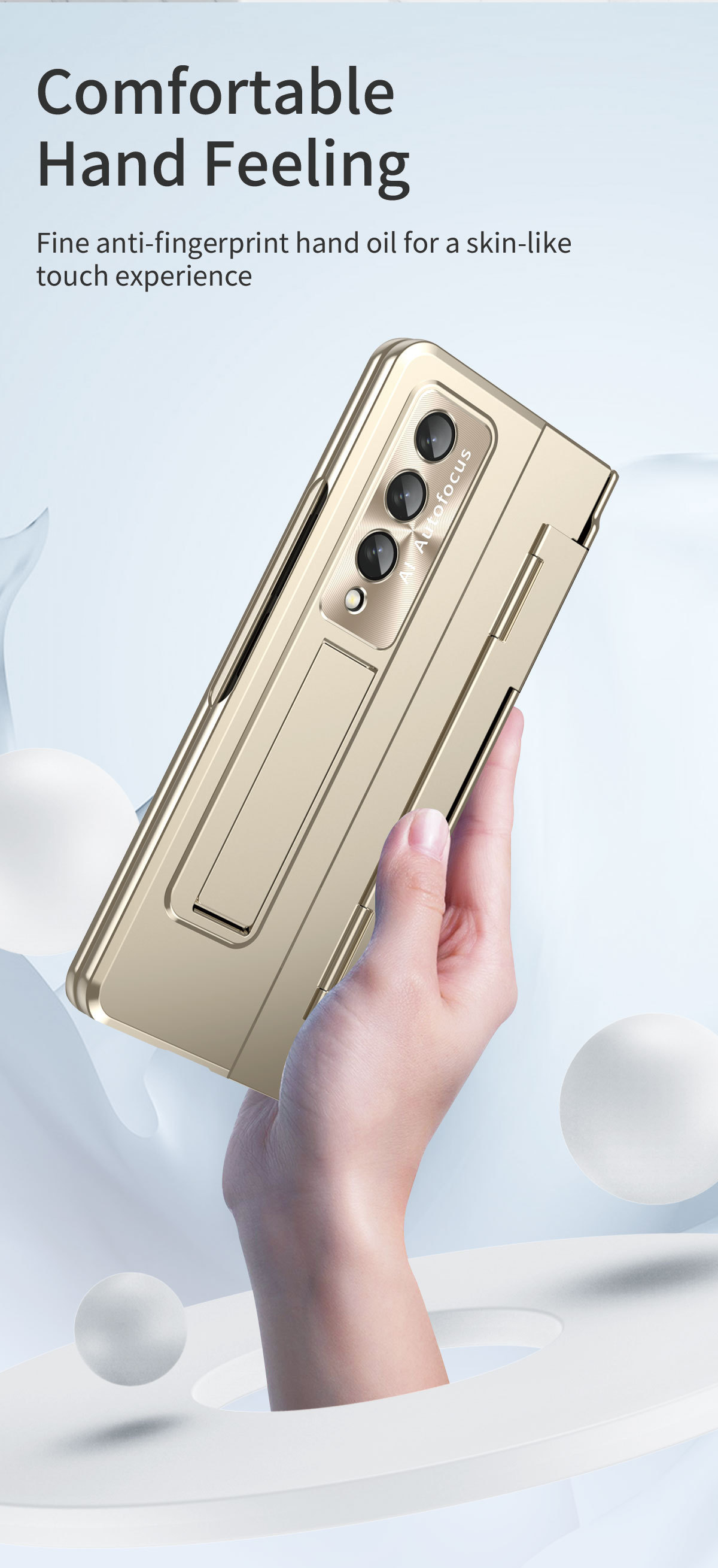 Compatible with Samsung Z Fold8U/7 phone case, 6/5/4 cm pen slot, pen holder, hinge, full-coverage shockproof case.