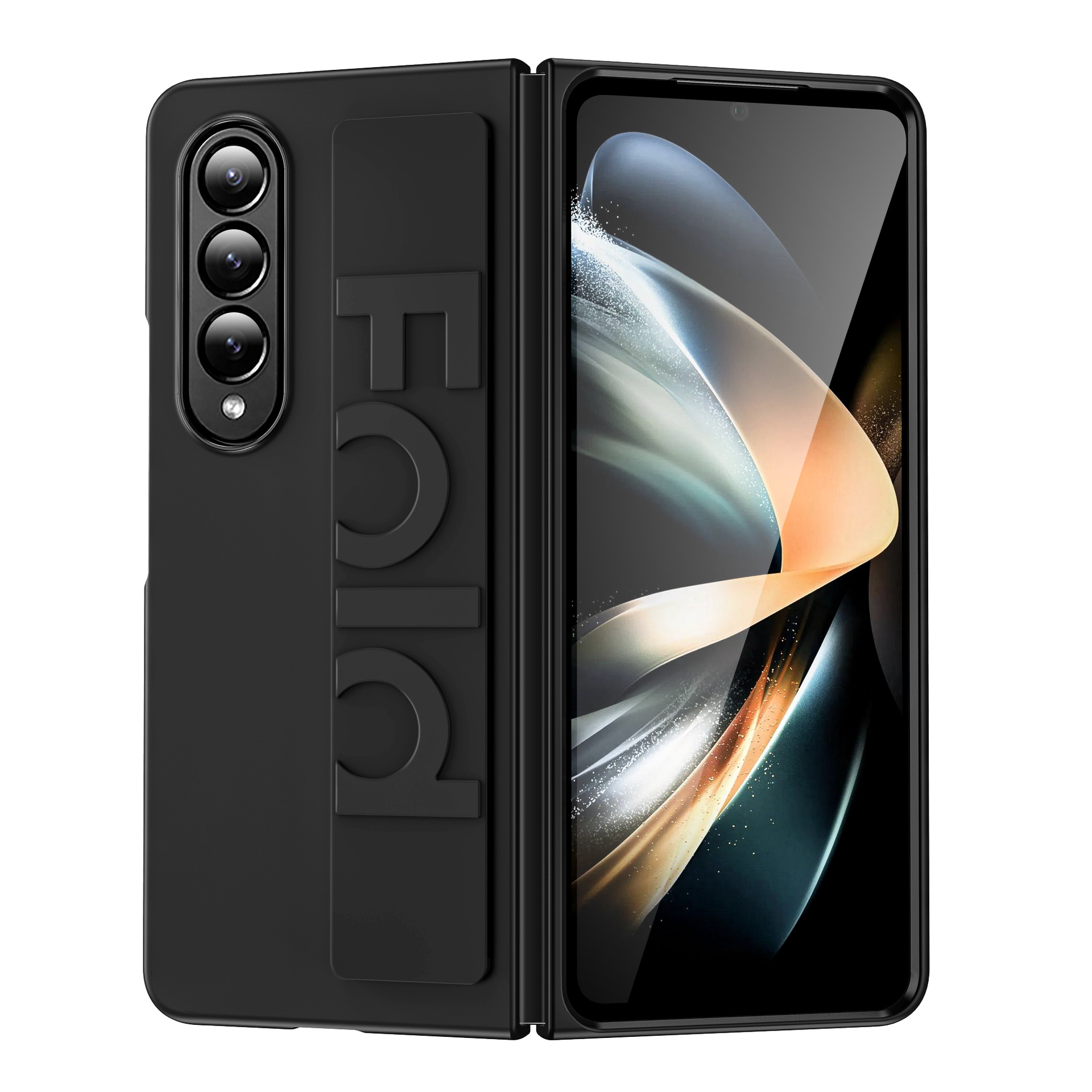 Compatible with Samsung Z Fold8 Ultra phone case, 7/6/5 elastic wrist strap, 4/3 folding screen drop protection case