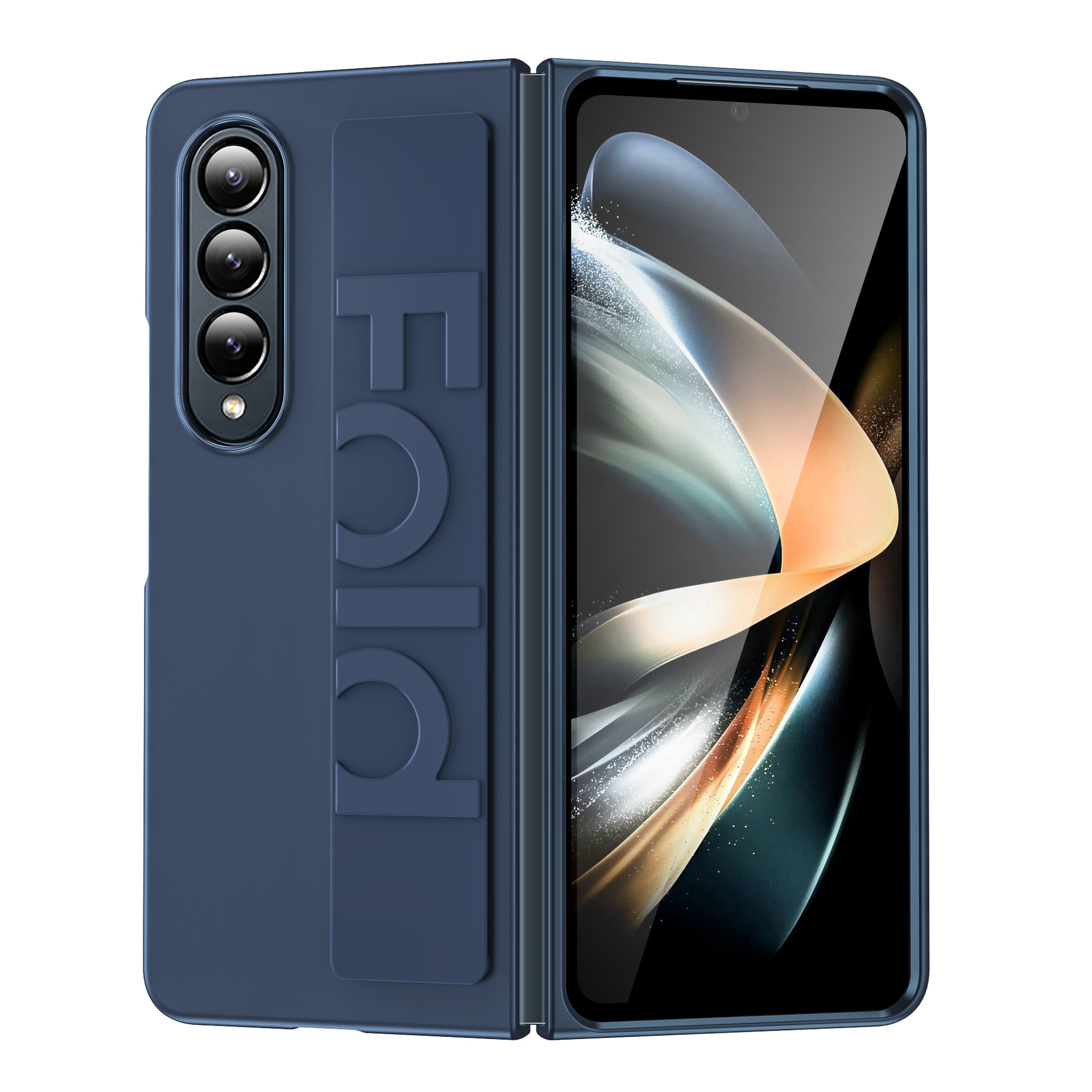 Compatible with Samsung Z Fold8 Ultra phone case, 7/6/5 elastic wrist strap, 4/3 folding screen drop protection case