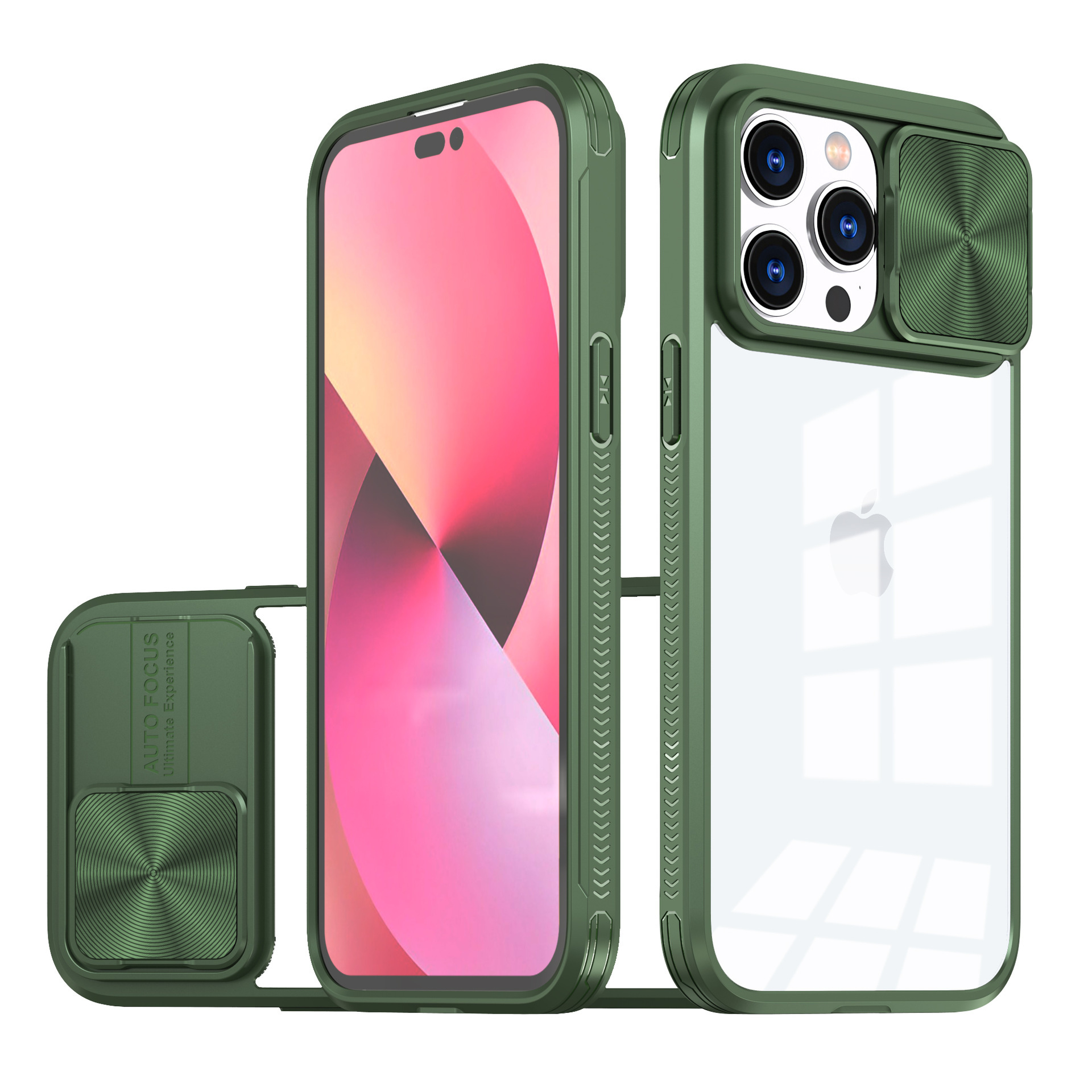 Compatible with Apple 16 Pro Max phone case 15P Superb Armor 14/13 Pro sliding lens MAX protective case