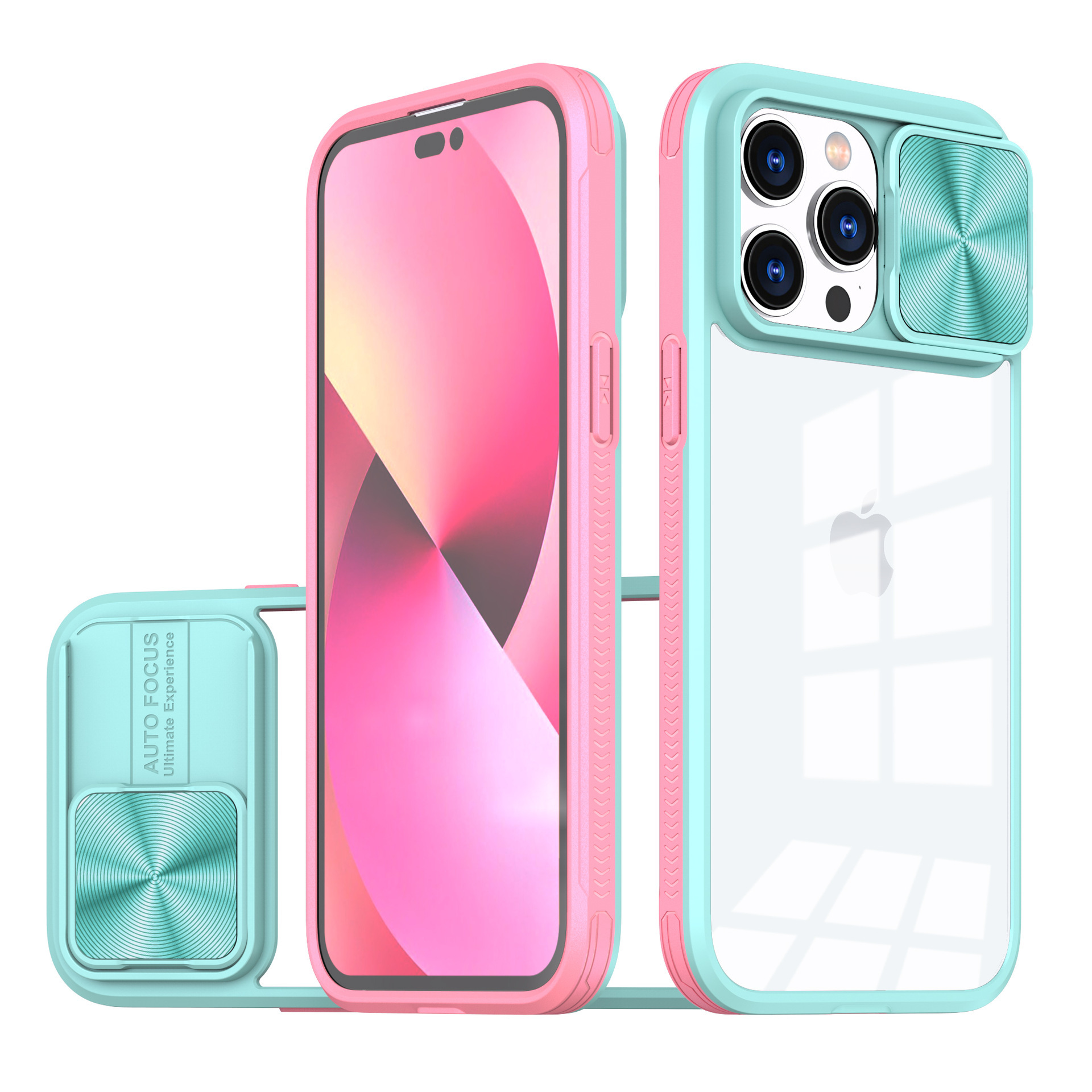 Compatible with Apple 16 Pro Max phone case 15P Superb Armor 14/13 Pro sliding lens MAX protective case