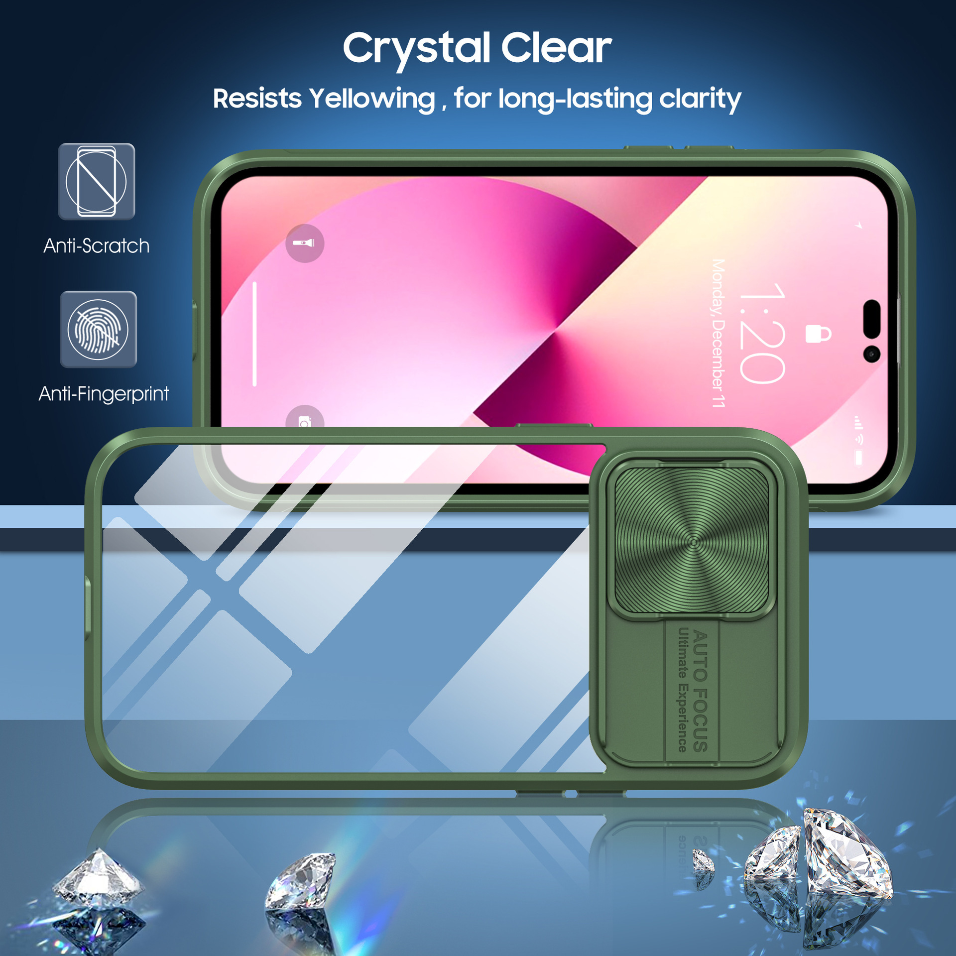 Compatible with Apple 16 Pro Max phone case 15P Superb Armor 14/13 Pro sliding lens MAX protective case