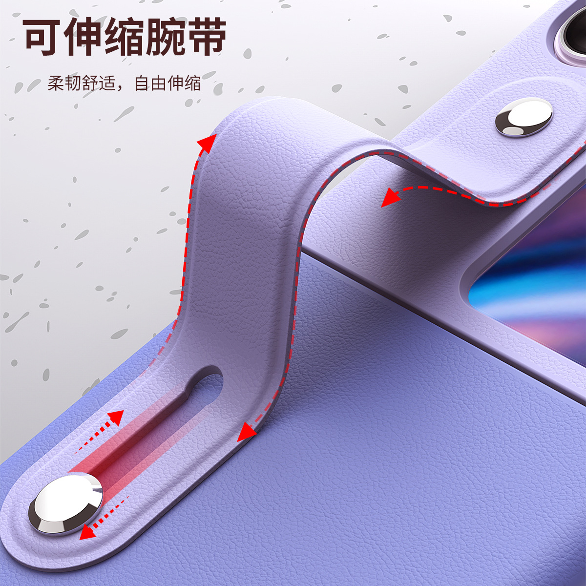 Compatible with OPPO Find N3 Flip phone case and N2 Flip folding stylish color-blocked wristband stand protective case