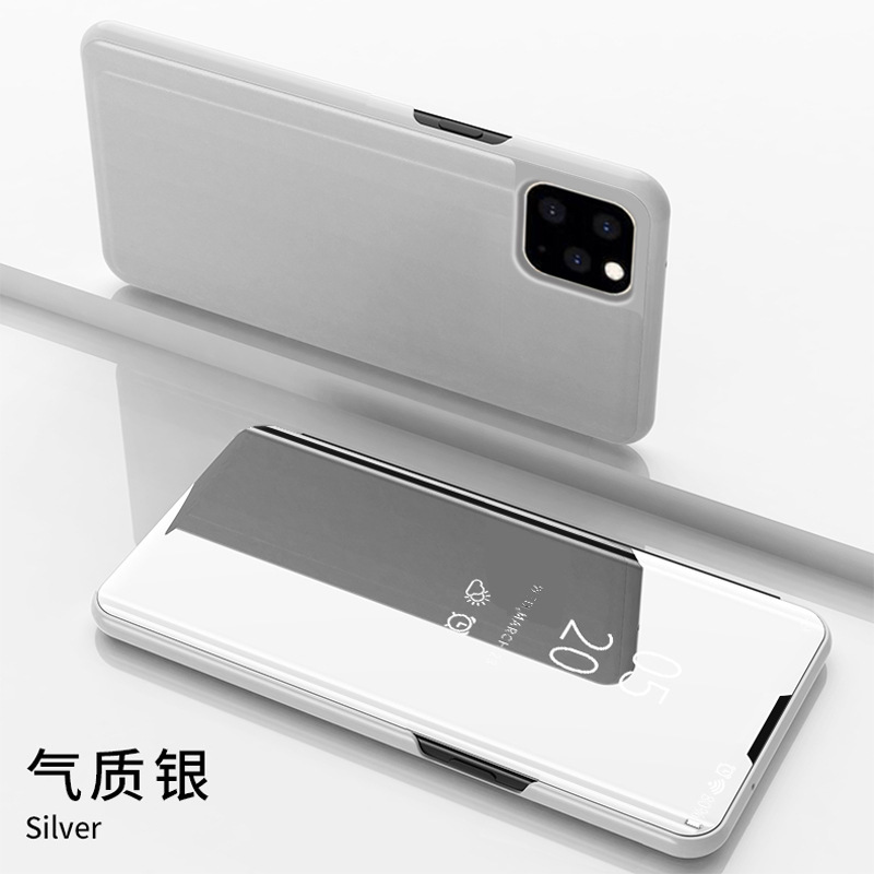 Compatible with Apple 17 Air, 16/15 Pro Max mirror flip case, 14 Pro full-coverage protective case, 13