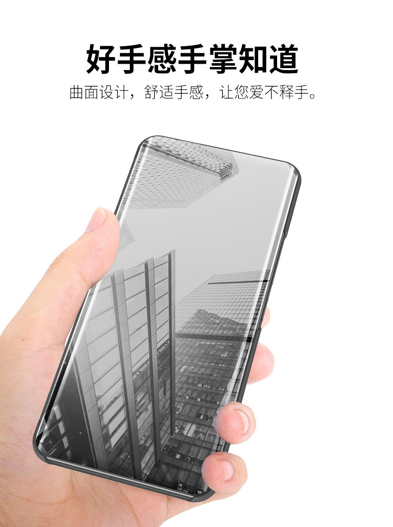 Compatible with Apple 17 Air, 16/15 Pro Max mirror flip case, 14 Pro full-coverage protective case, 13