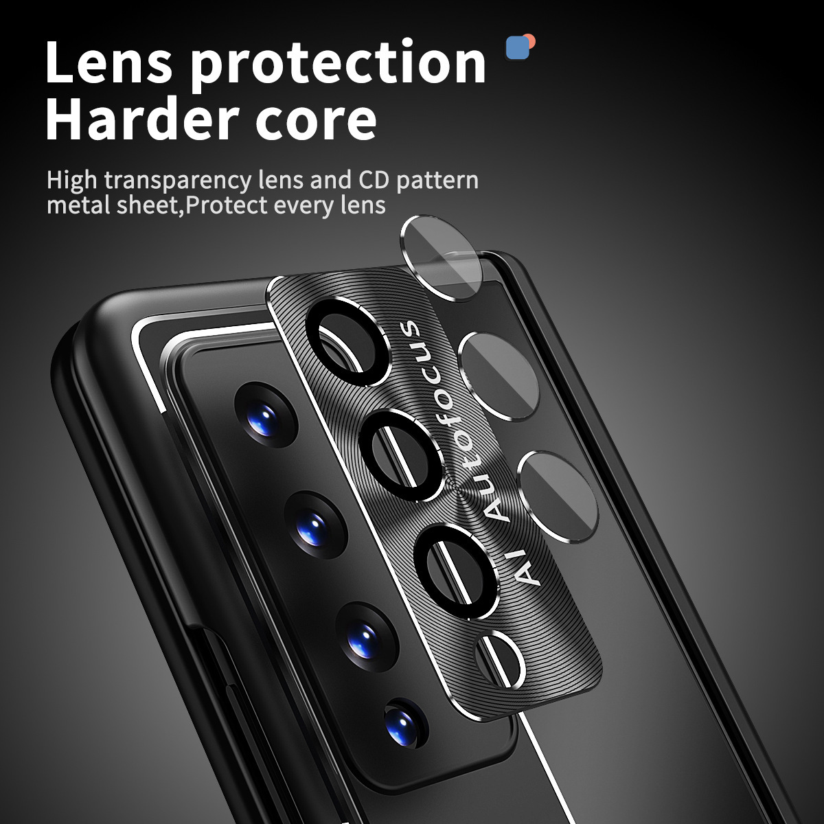Compatible with Samsung Z Fold7/6/5 phone case, 4/3 aluminum alloy, dual hinge, with S Pen stylus protective case.
