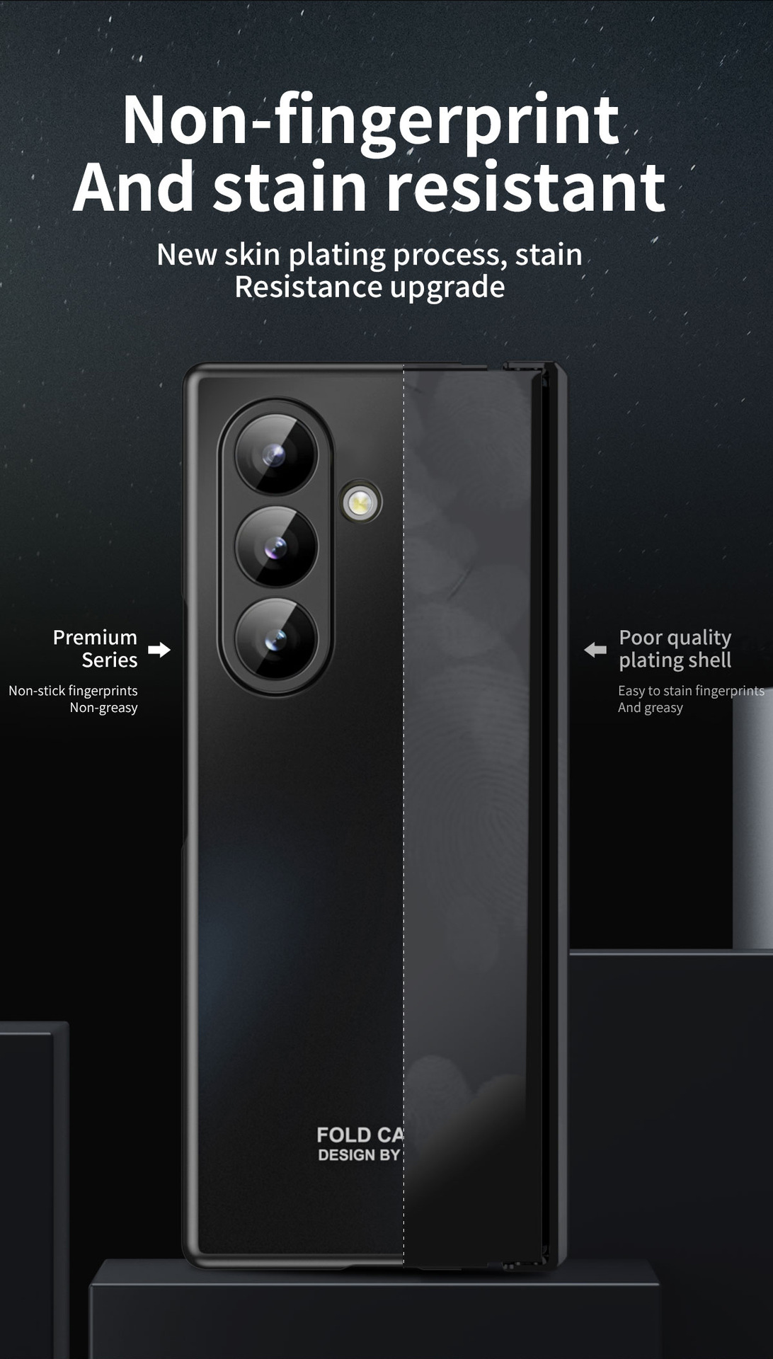 Compatible with Samsung Z Fold8/7/6 phone cases, 5/4/3 case films, electroplated hinge, full-coverage folding screen protective cases.