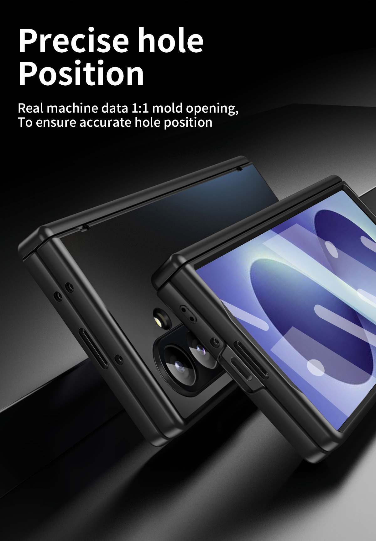 Compatible with Samsung Z Fold8/7/6 phone cases, 5/4/3 case films, electroplated hinge, full-coverage folding screen protective cases.