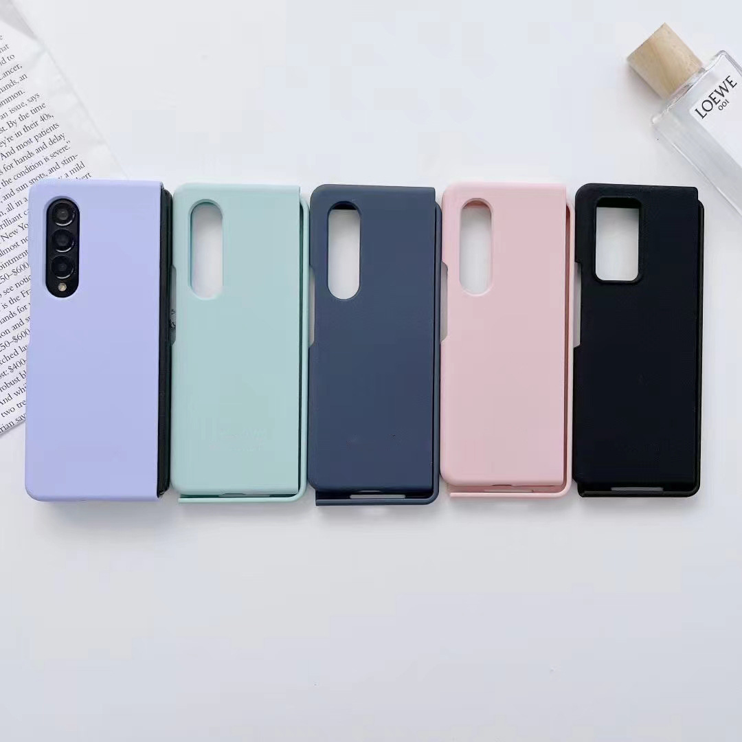 Compatible with Samsung Z Fold7/6 and Fold5/4/3 phones, liquid silicone soft case, shockproof protective case.