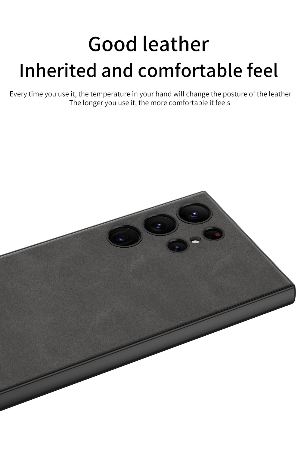 Compatible with Samsung S25 Ultra phone case, frosted leather, S24 Plus ultra-thin skin-feel full-coverage protective case.