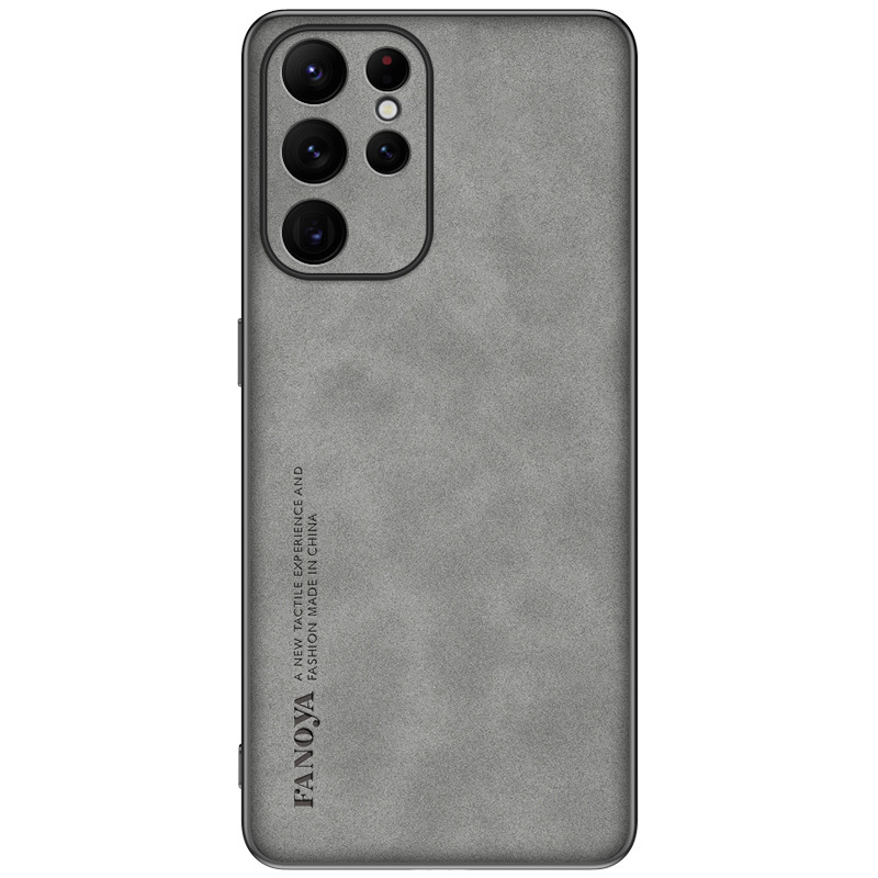 Compatible with Samsung S6/25 Ultra and S24 Plus phones, this sheepskin A14PU case features fine perforations and is suitable for A54/A73 models.