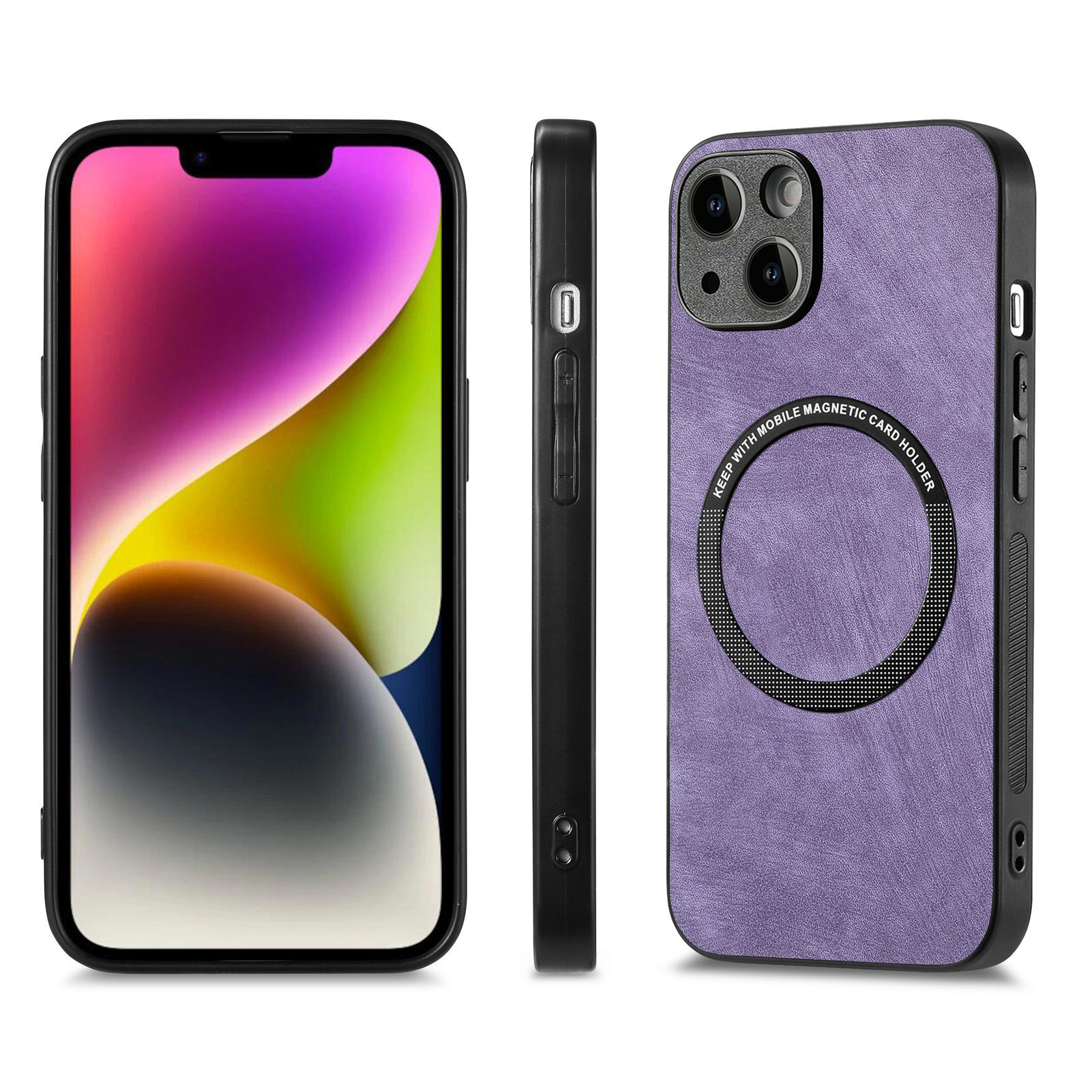 Compatible with Apple iPhone 17 Pro Max, 16 Plus, MagSafe magnetic case with fine holes, 15 Pro, drop-proof case, 14-inch protective case
