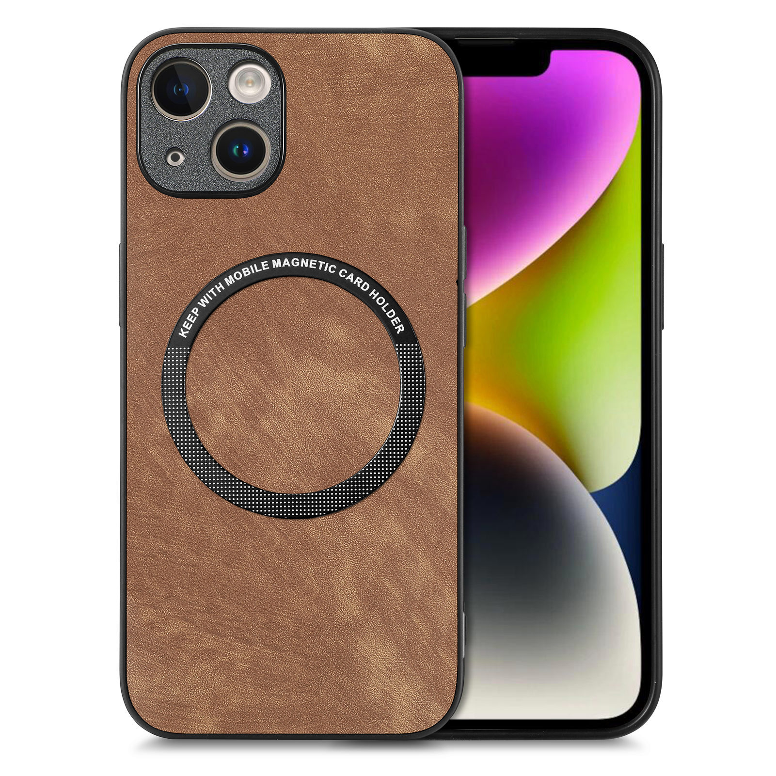 Compatible with Apple iPhone 17 Pro Max, 16 Plus, MagSafe magnetic case with fine holes, 15 Pro, drop-proof case, 14-inch protective case
