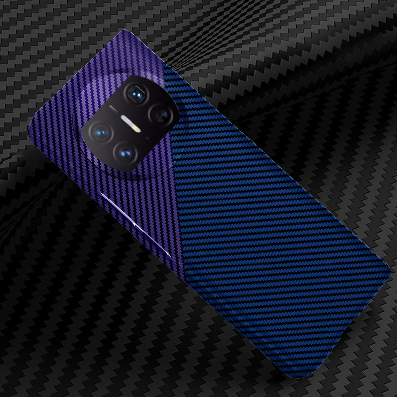Compatible with Huawei Mate X7/X6 phone case, X5 carbon fiber wireless charging magnetic clasp, color-blocking X3 ultra-thin protective case