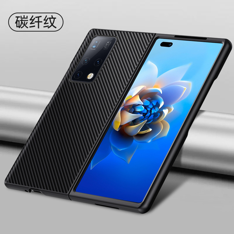 Compatible with Huawei Mate X5 phone case, X3 foldable screen, Mate XS2, light luxury vegan leather business protective case, cross-border