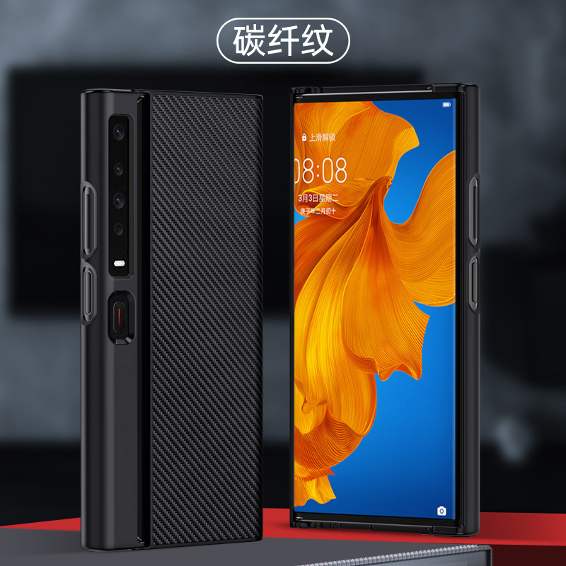 Compatible with Huawei Mate X5 phone case, X3 foldable screen, Mate XS2, light luxury vegan leather business protective case, cross-border