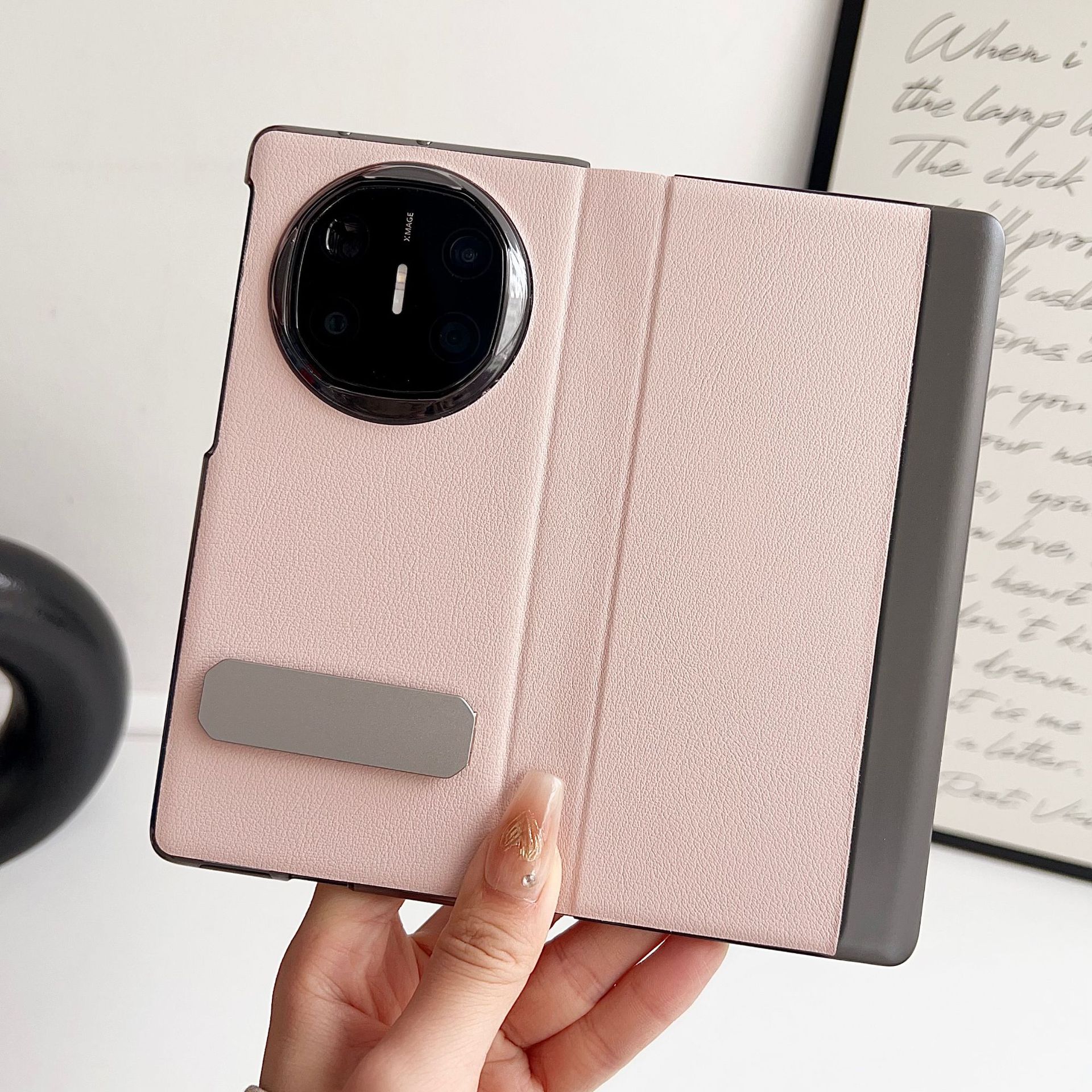 Compatible with Huawei Mate X6 phone case, smart flip cover, 270mm rotating stand, X5/X3 foldable screen drop protection case