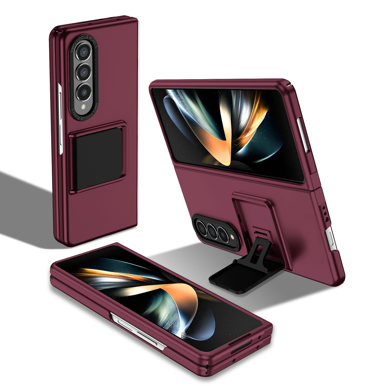 Compatible with Samsung Z Fold8/7 phone case, 6/5 folding screen, 4/3 adjustable stand, Flip7 drop protection case