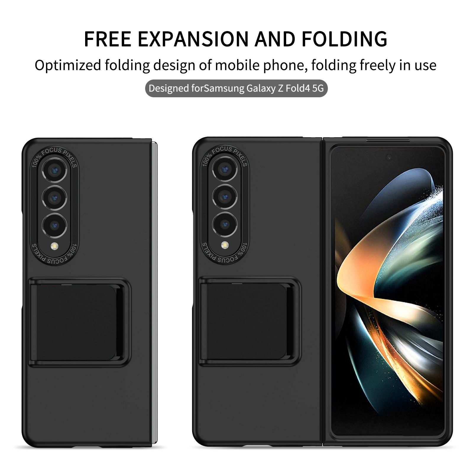 Compatible with Samsung Z Fold8/7 phone case, 6/5 folding screen, 4/3 adjustable stand, Flip7 drop protection case