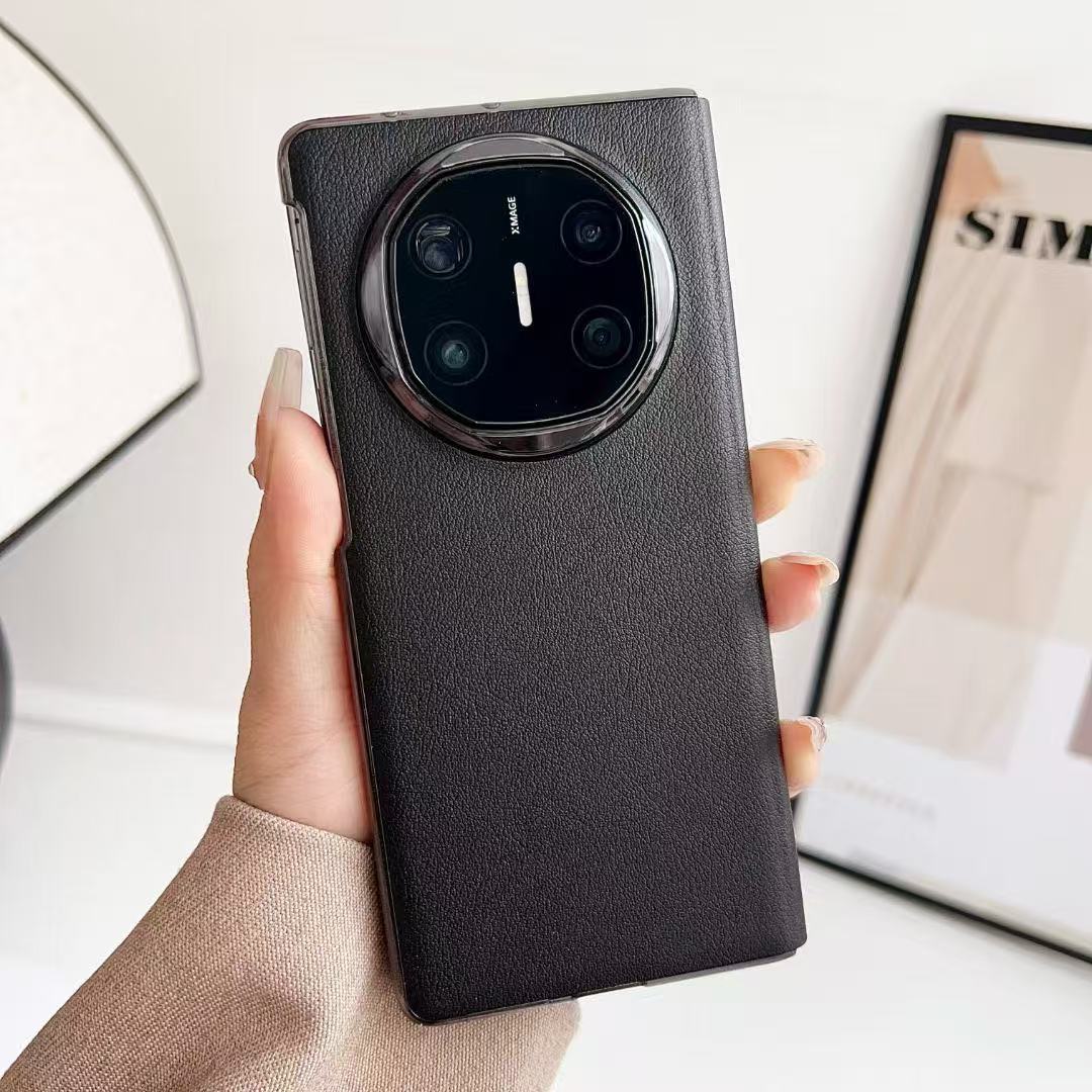 Compatible with Huawei Mate X6 phone case, X5 foldable screen, X3 smart window flip stand, full-coverage anti-drop leather case