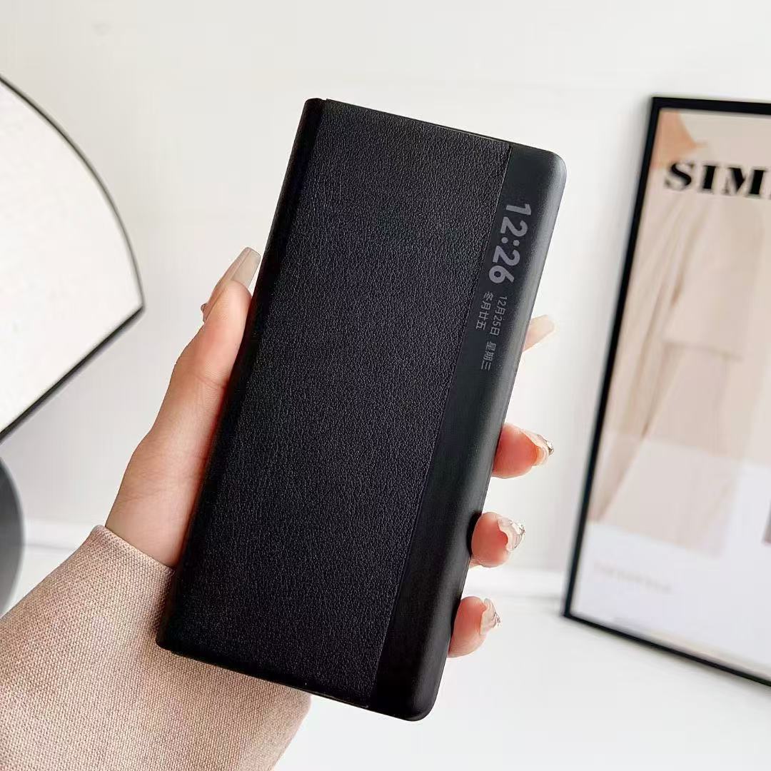Compatible with Huawei Mate X6 phone case, X5 foldable screen, X3 smart window flip stand, full-coverage anti-drop leather case
