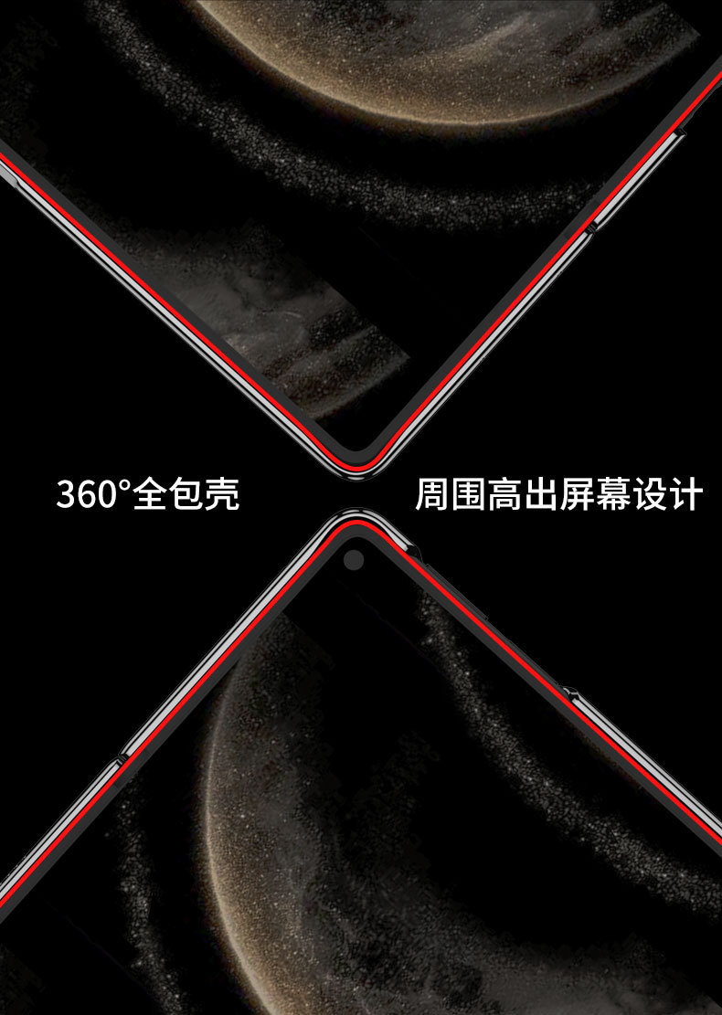 Compatible with Huawei Mate X6 phone case, X5 foldable screen, X3 transparent electroplated privacy screen protector, ultra-thin protective case.