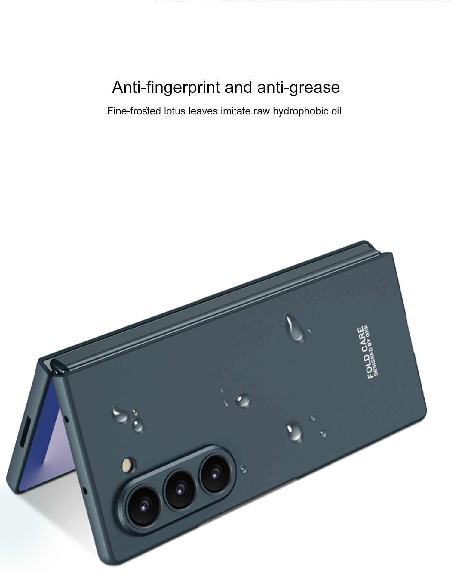 Compatible with Samsung Z Fold8/7 phone case, 6/5 folding screen, ultra-thin frosted case, integrated PC anti-drop protective case.