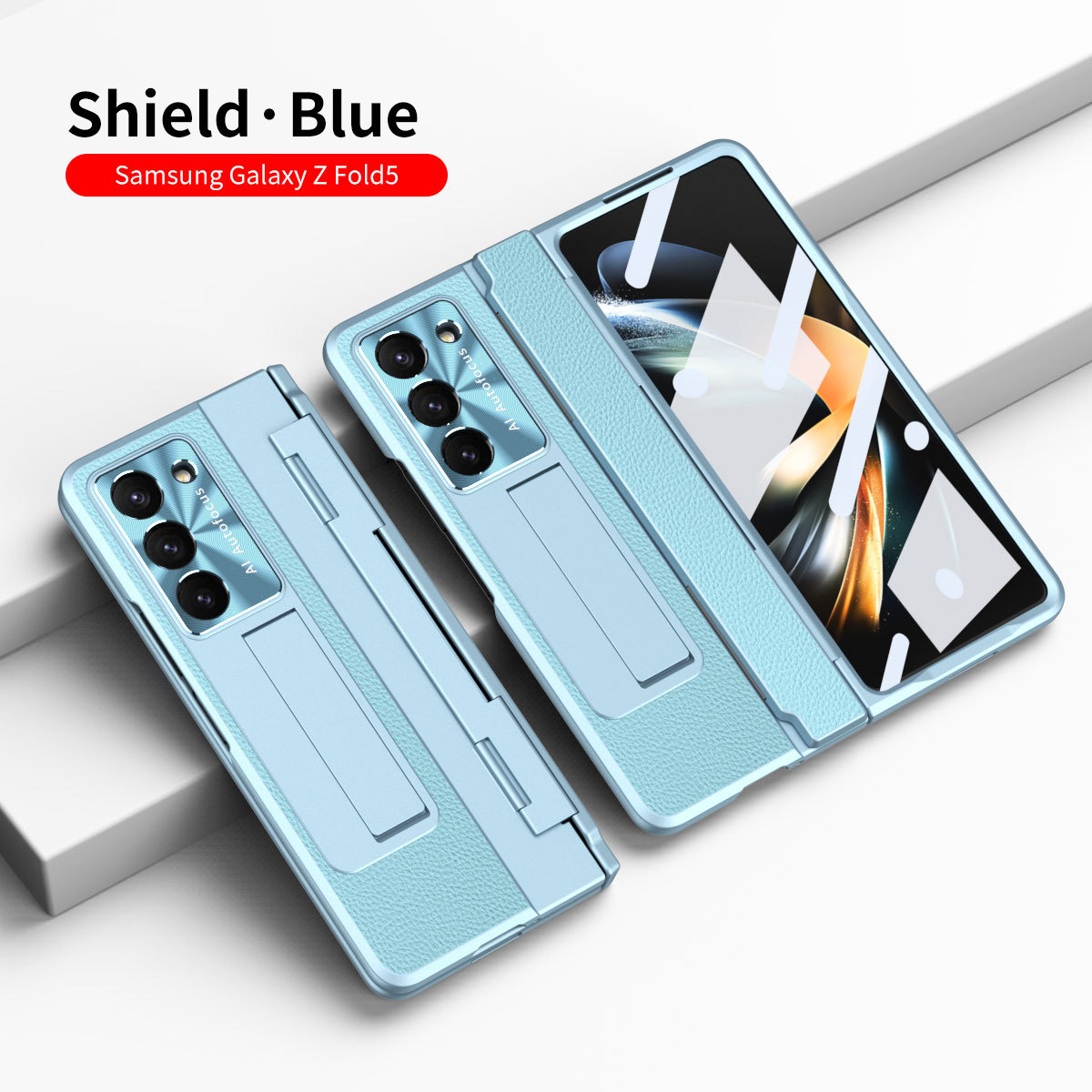 Compatible with Samsung Z Fold8/7/6 phone cases, 5/4 folding screen, flat hinge, vegan leather case, full-coverage protective case.