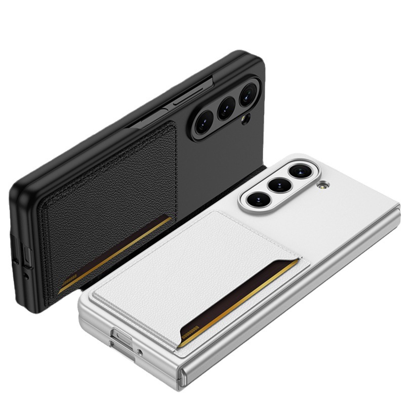 Compatible with Samsung Z Fold8 Ultra phone case, 7/6 inch ultra-thin leather case with SIM card slot, foldable screen, drop-proof protective case.
