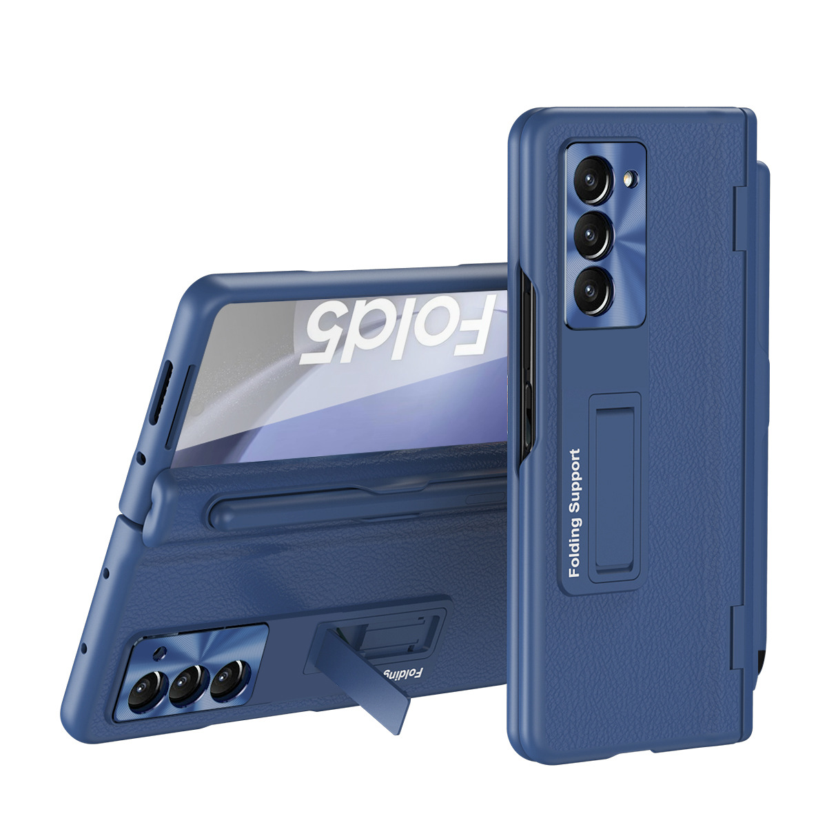 Compatible with Samsung Z Fold8U phone case, 7/6/5 hinge, pen case, screen protector, stand, 4/3 folding screen protector