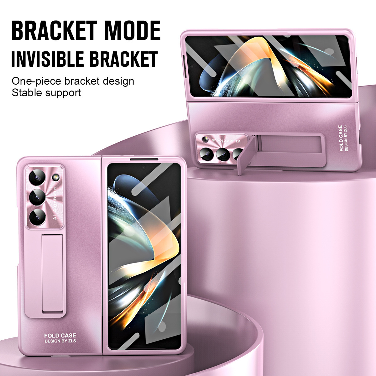 Compatible with Samsung Z Fold 8/7 phone case, 6/5 pen slot, pen holder, 4/3 case, screen protector, drop-proof protective case, cross-border e-commerce.