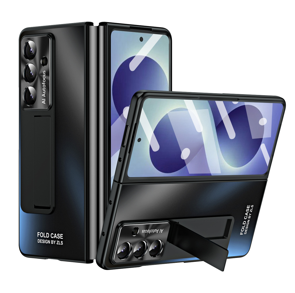 Compatible with Samsung Z Fold 8/7 phone case, 6/5 pen slot, pen holder, 4/3 case, screen protector, drop-proof protective case, cross-border e-commerce.