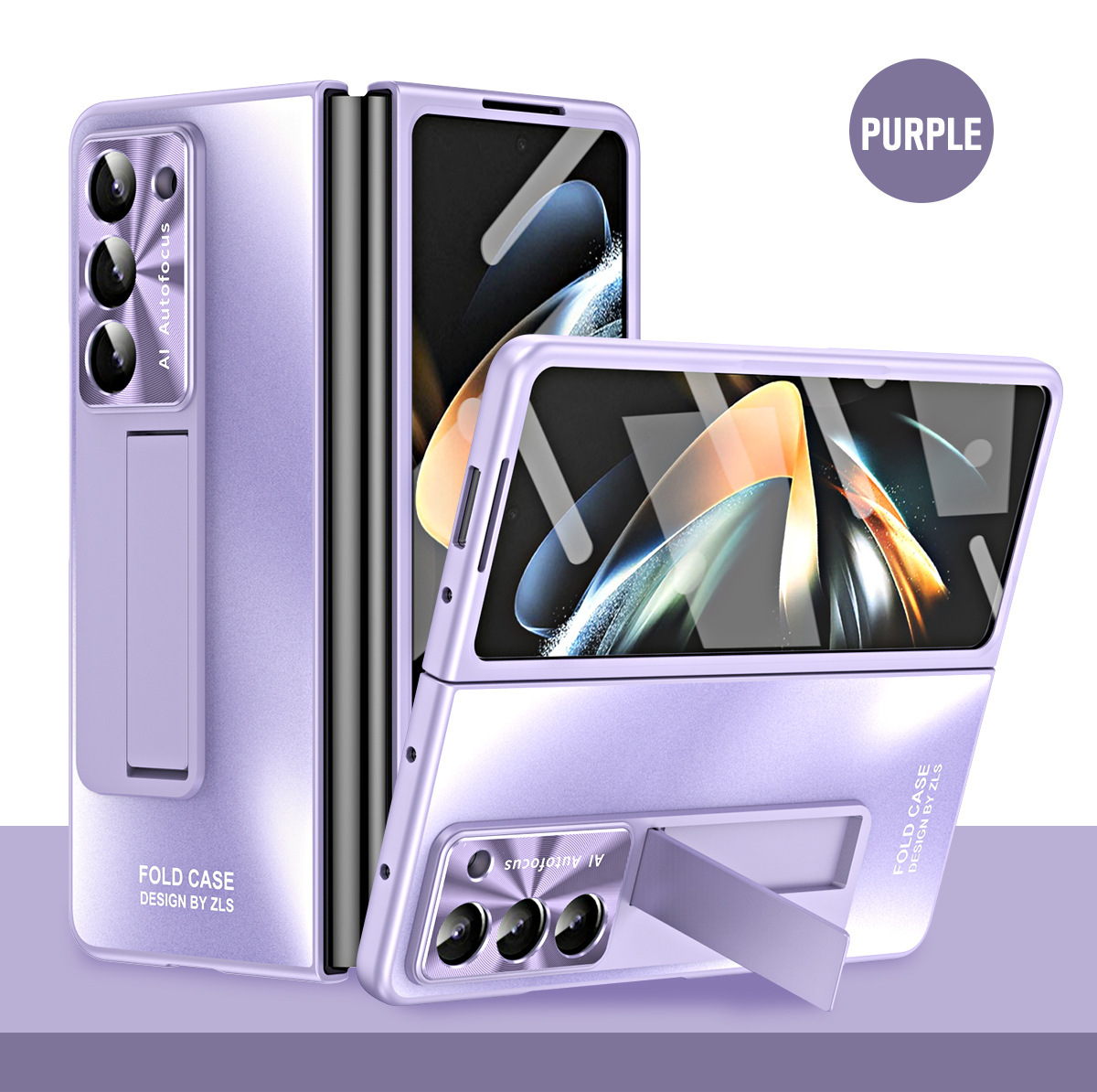 Compatible with Samsung Z Fold 8/7 phone case, 6/5 pen slot, pen holder, 4/3 case, screen protector, drop-proof protective case, cross-border e-commerce.