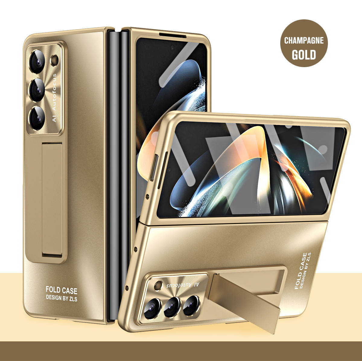 Compatible with Samsung Z Fold 8/7 phone case, 6/5 pen slot, pen holder, 4/3 case, screen protector, drop-proof protective case, cross-border e-commerce.