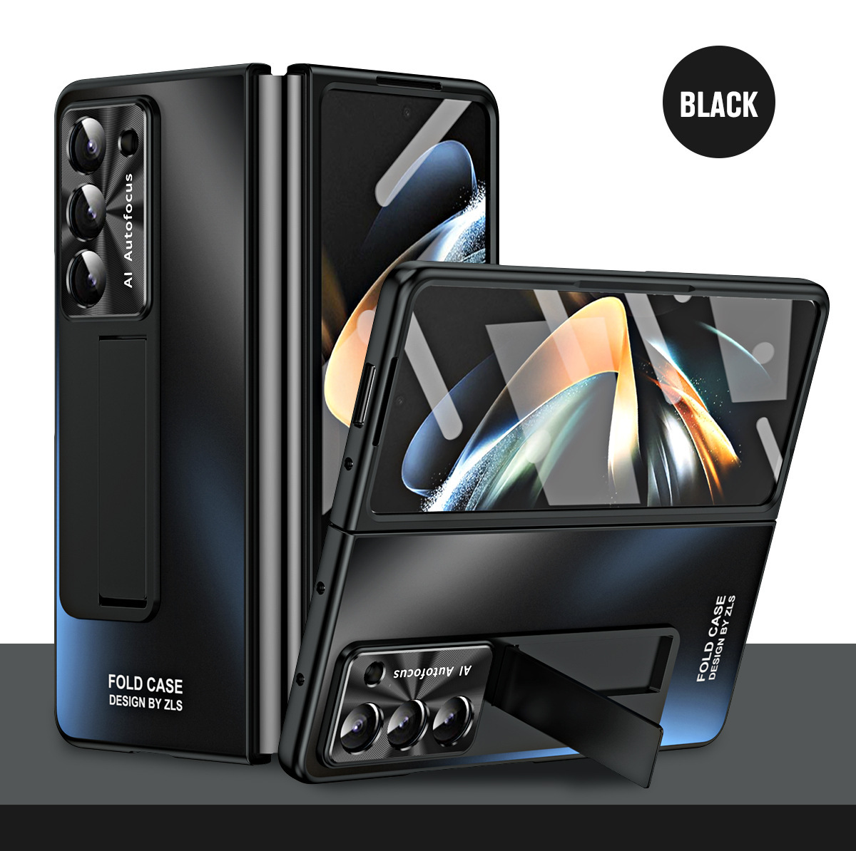 Compatible with Samsung Z Fold 8/7 phone case, 6/5 pen slot, pen holder, 4/3 case, screen protector, drop-proof protective case, cross-border e-commerce.