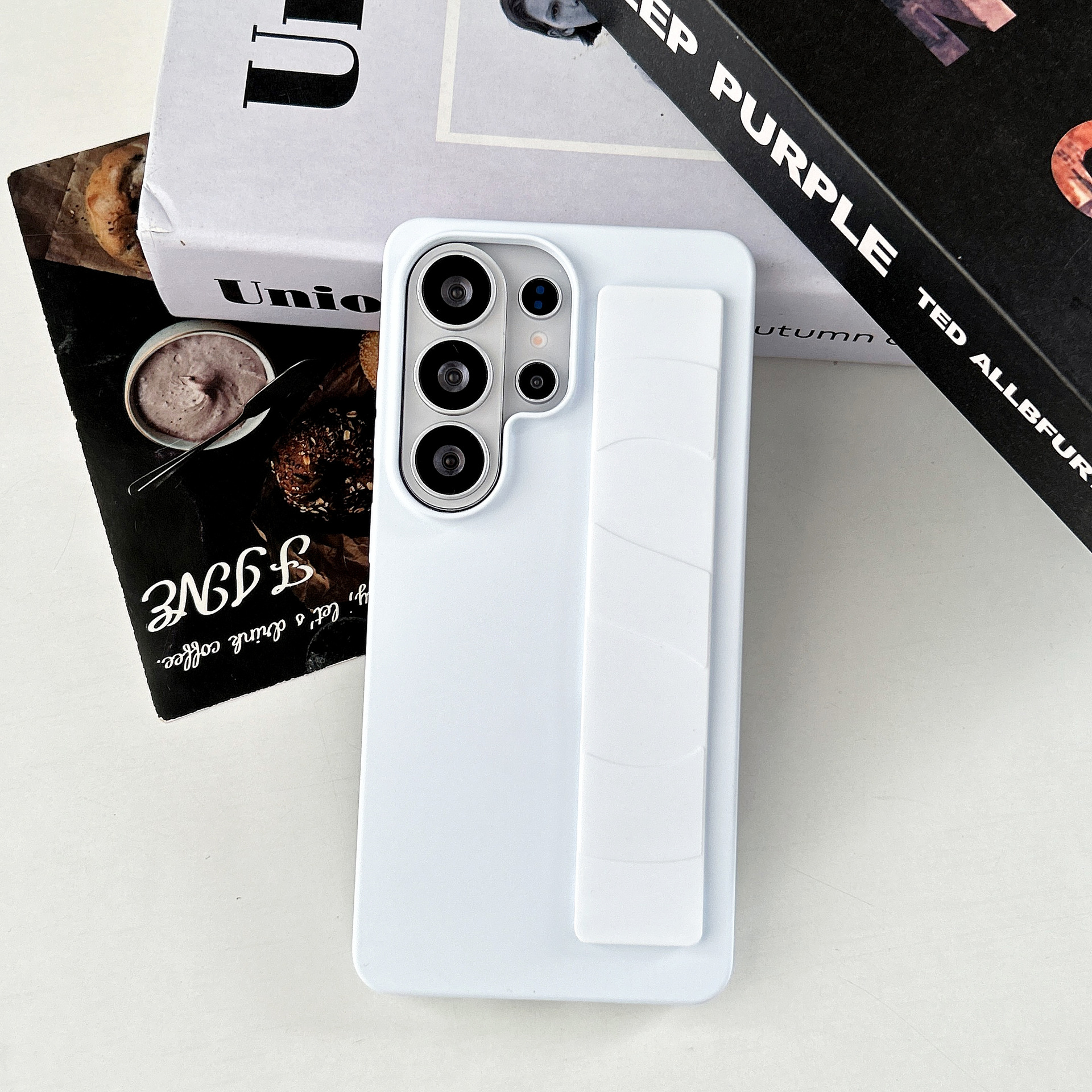 Compatible with Samsung S26 Ultra phone case, 25EDGE elastic wrist strap, S24 Plus transparent drop-proof 23U protective case